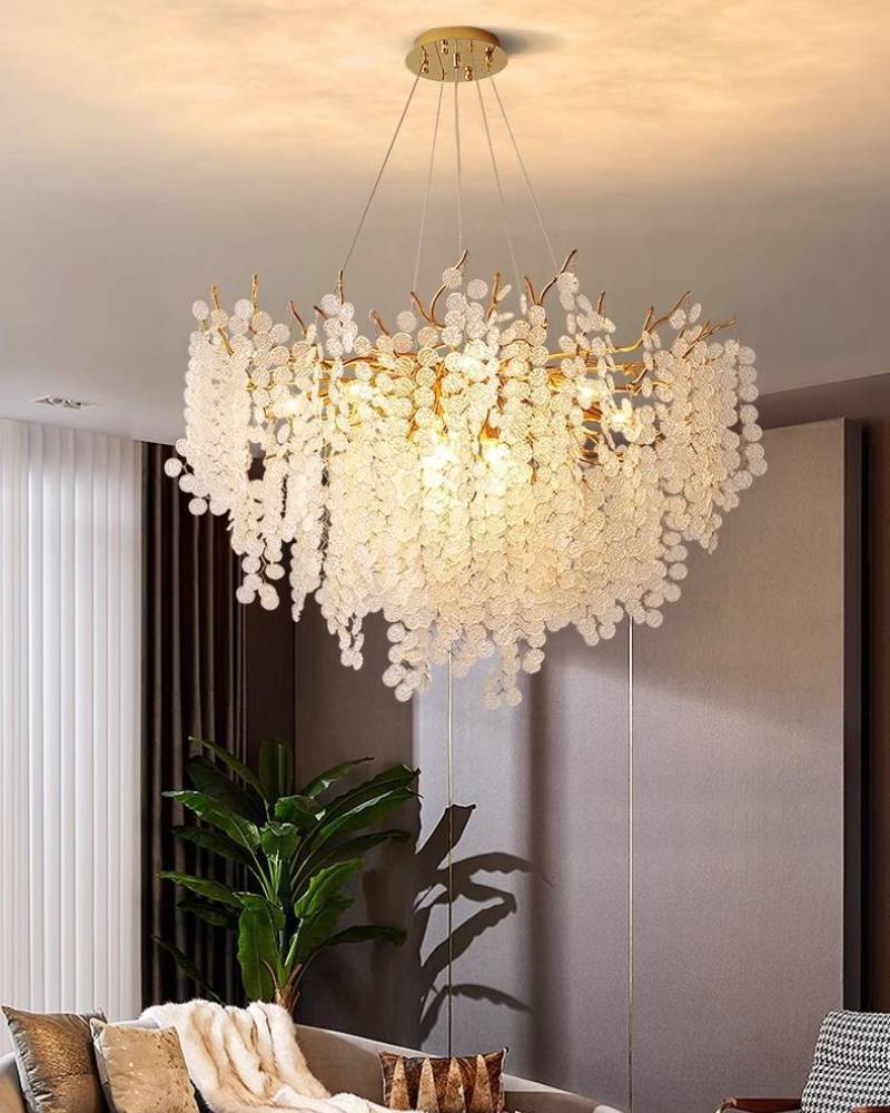 Luxury Crystal Pendant Chandelier For Modern Living Room Lighting | Lersk