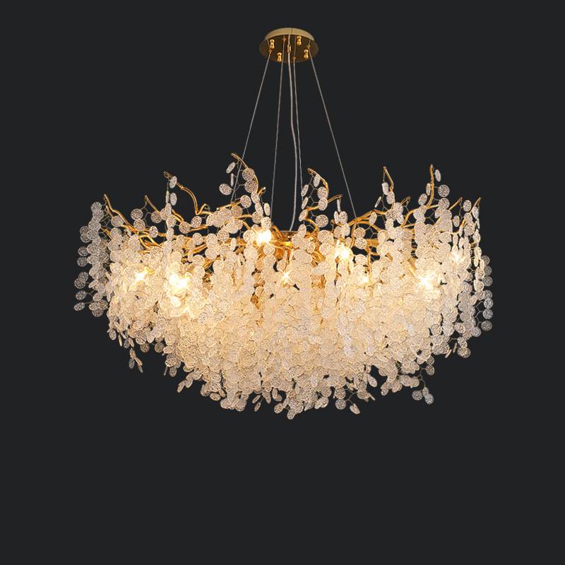 Luxury Crystal Pendant Chandelier For Modern Living Room Lighting | Lersk