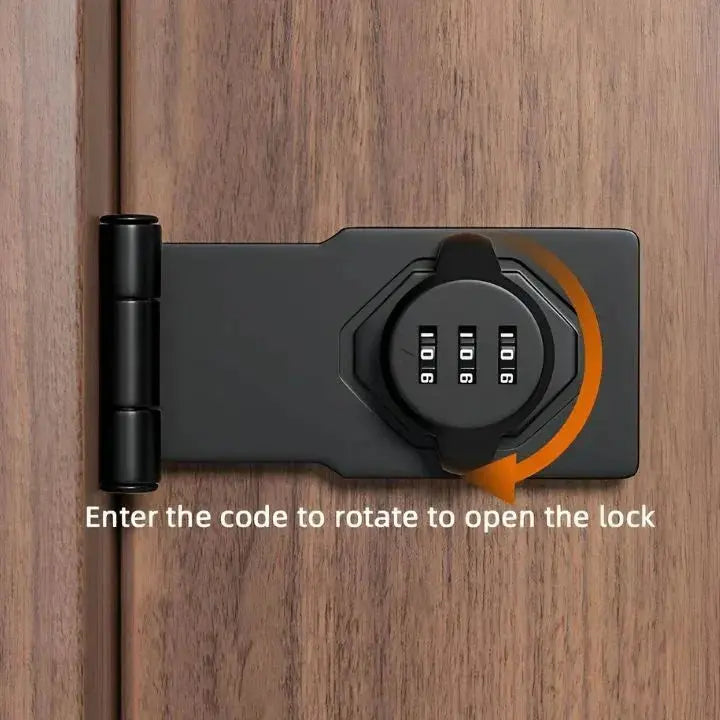 Zinc Alloy Combination Lock With 1000 Codes, Keyless Door Lock For Cabinets And Doors | Lersk