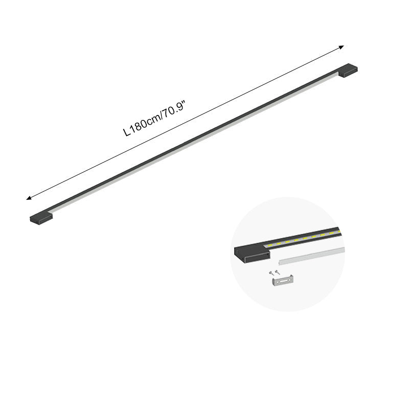 Aplique de pared lineal largo para escalera | Lersk