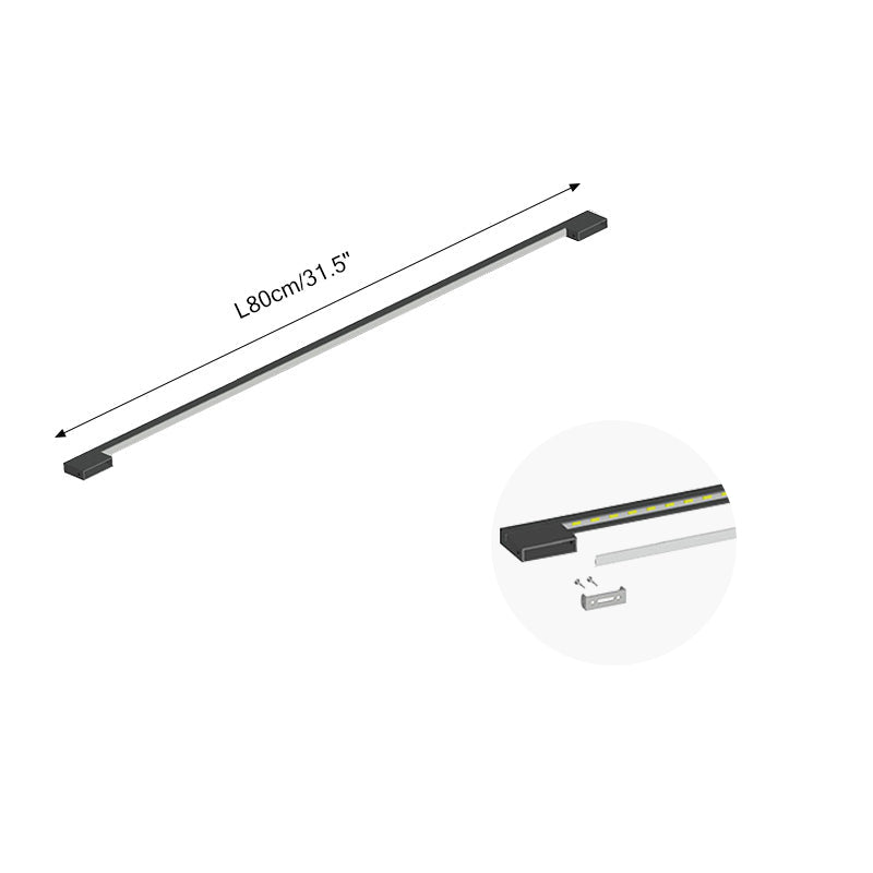 Aplique de pared lineal largo para escalera | Lersk