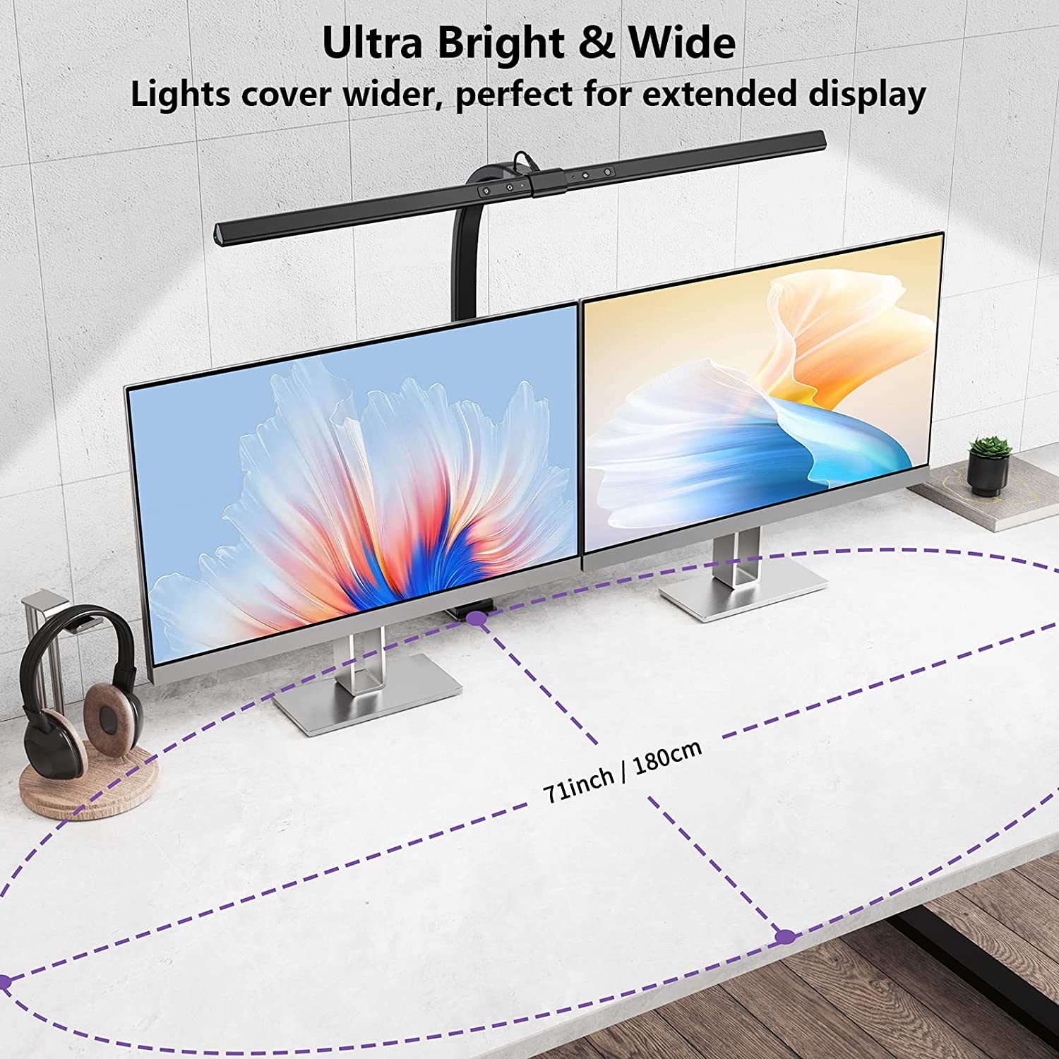 Lampe de bureau LED NovaClamp pour bureau moderne à domicile | Lersk