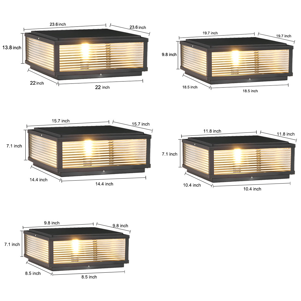 Pier-monteret lampe med vandtæt LED og tre-trins dæmpning 3000K 4500K 6000K | Lersk