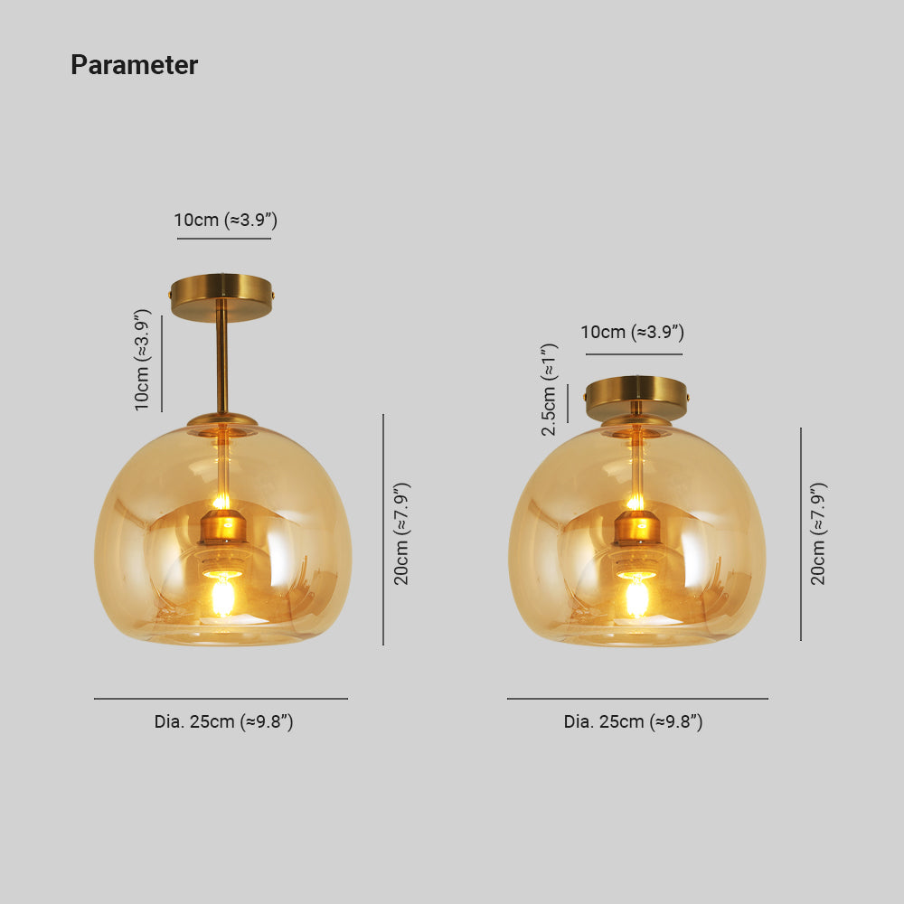 AuroraCircle Modern Black and Gold Round Ceiling Lamp | Lersk