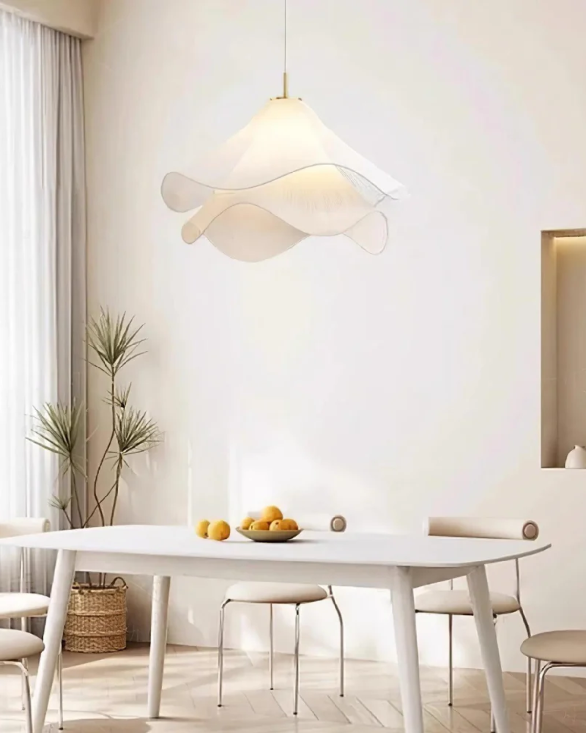 Kirra Petal Layer Pendant Light - Soft Glow Ceiling Fixture | Lersk