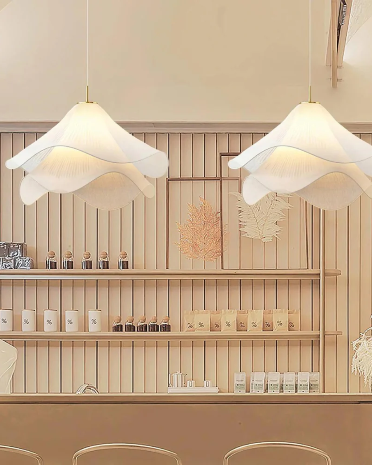 Kirra Petal Layer Pendant Light - Soft Glow Ceiling Fixture | Lersk