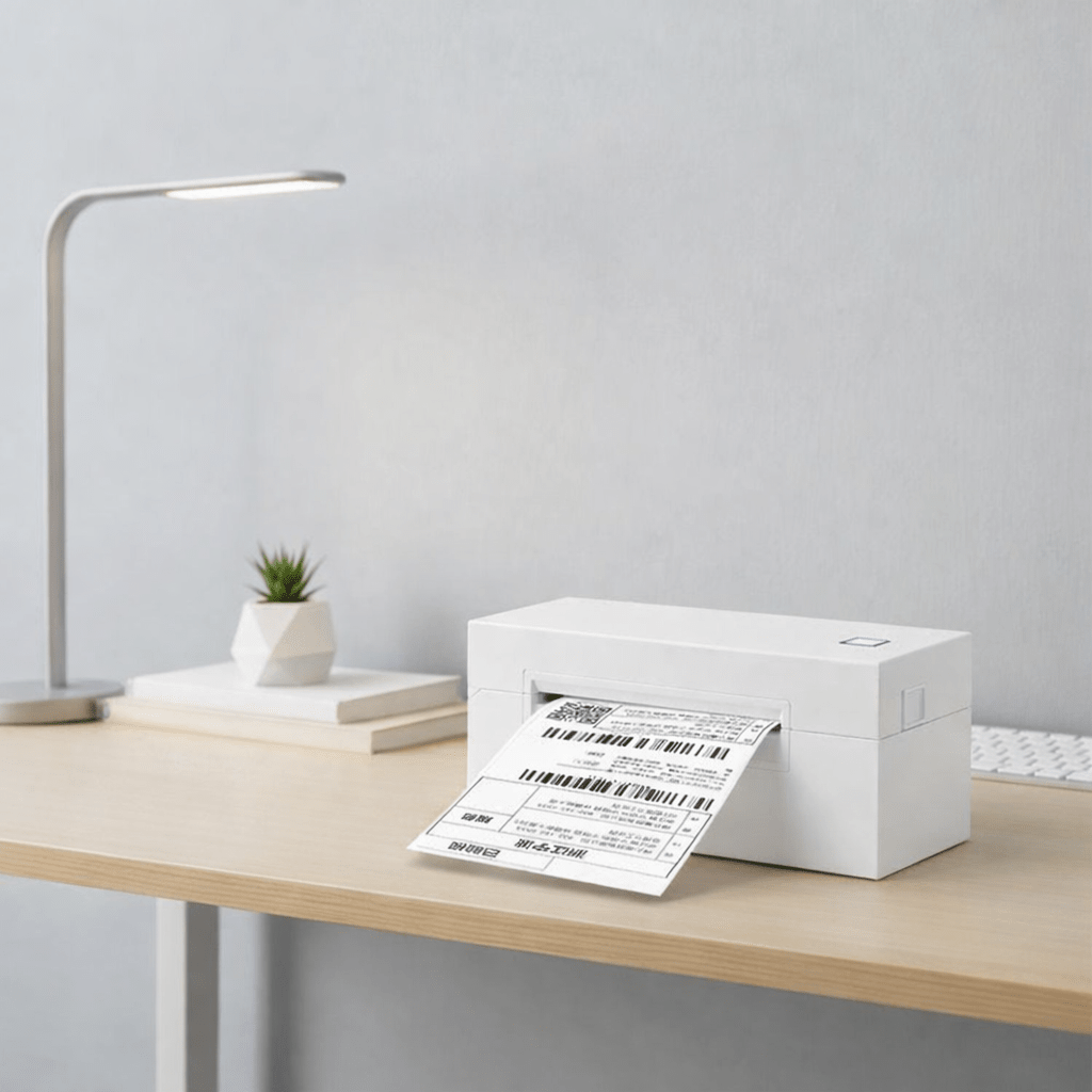 Imprimantă termică USB pentru etichete de expediere 4x6 cu coduri de bare | Lersk