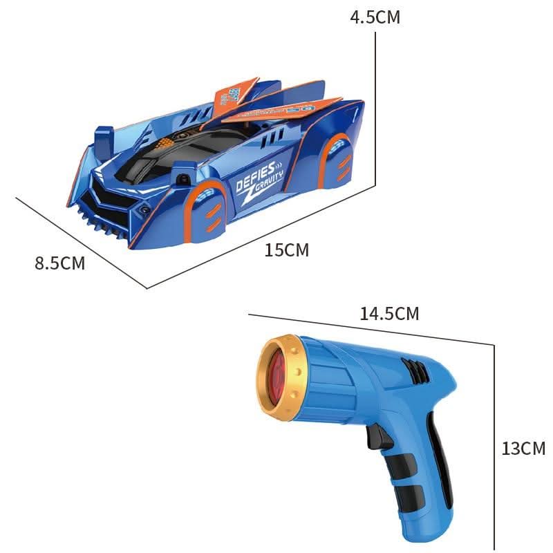 GravityRacer laserstyret vægklatrende fjernstyret bil til børn og indendørs legentusiaster | Lersk