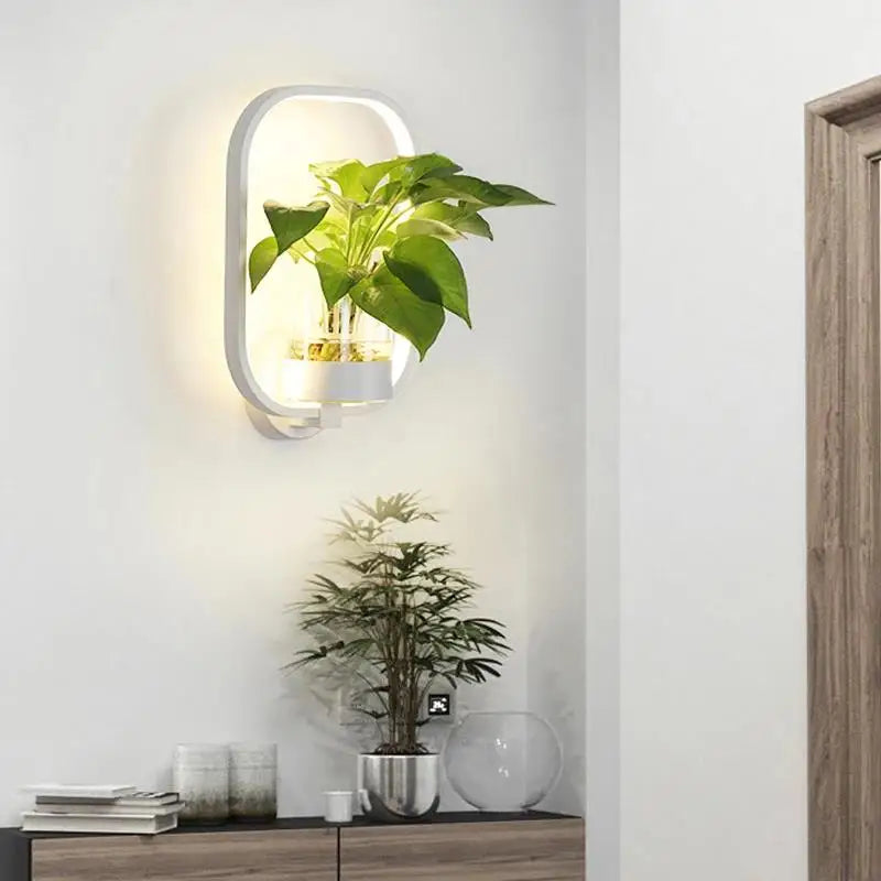 Væglampe med dobbelt lys til planter til moderne hjem | Lersk