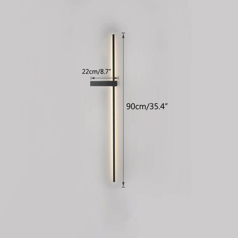 Aplique de pared lineal largo para exteriores | Lersk