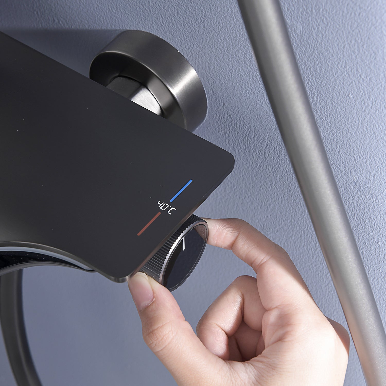 LED sprchový systém s regulací teploty | Lersk