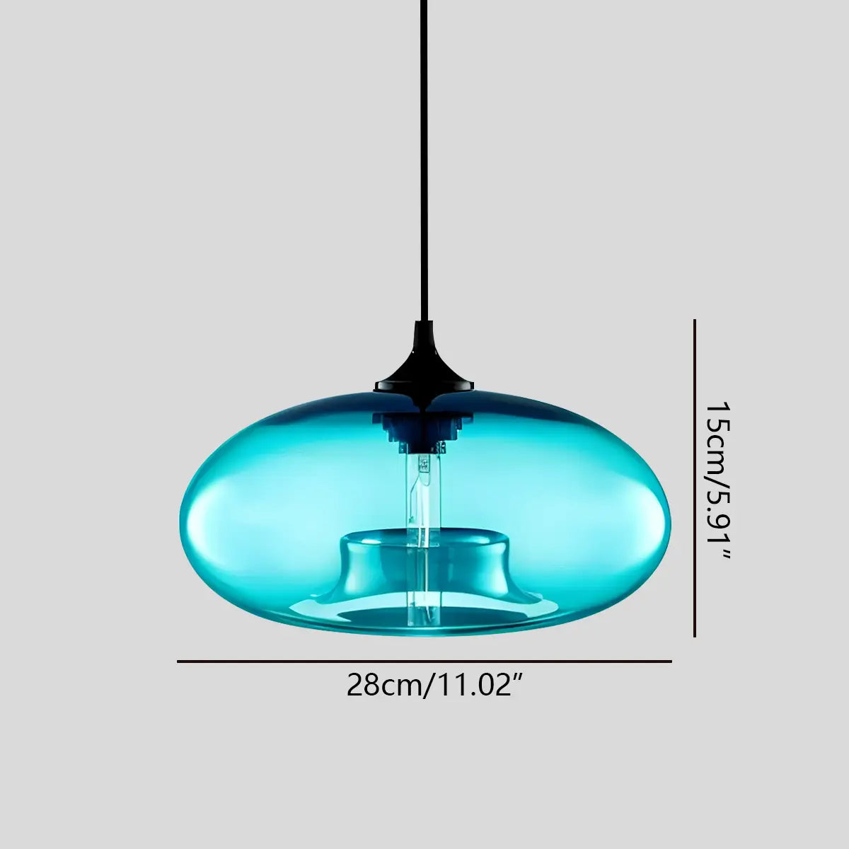 Colorful Glass Pendant Light for Dining Area | Lersk