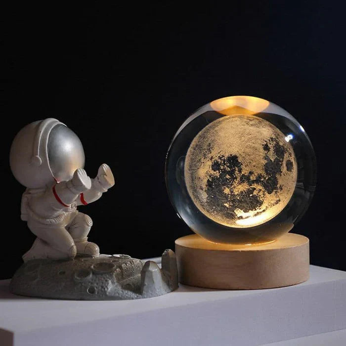 Celestialglow 3D vesmírná světelná koule s realistickými planetárními scénami pro milovníky hvězd | Lersk