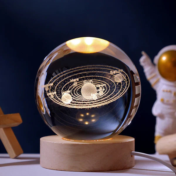 Celestialglow 3D vesmírná světelná koule s realistickými planetárními scénami pro milovníky hvězd | Lersk