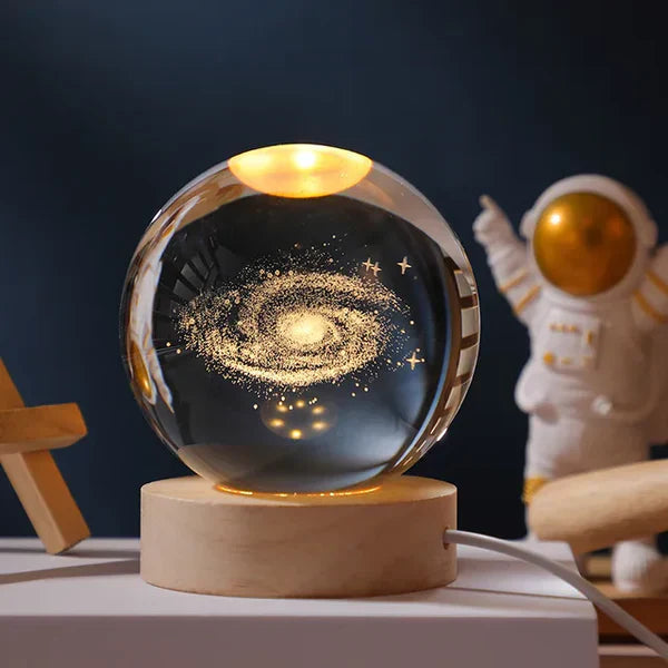 Celestialglow 3D vesmírná světelná koule s realistickými planetárními scénami pro milovníky hvězd | Lersk
