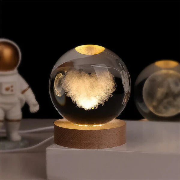 Celestialglow 3D vesmírná světelná koule s realistickými planetárními scénami pro milovníky hvězd | Lersk