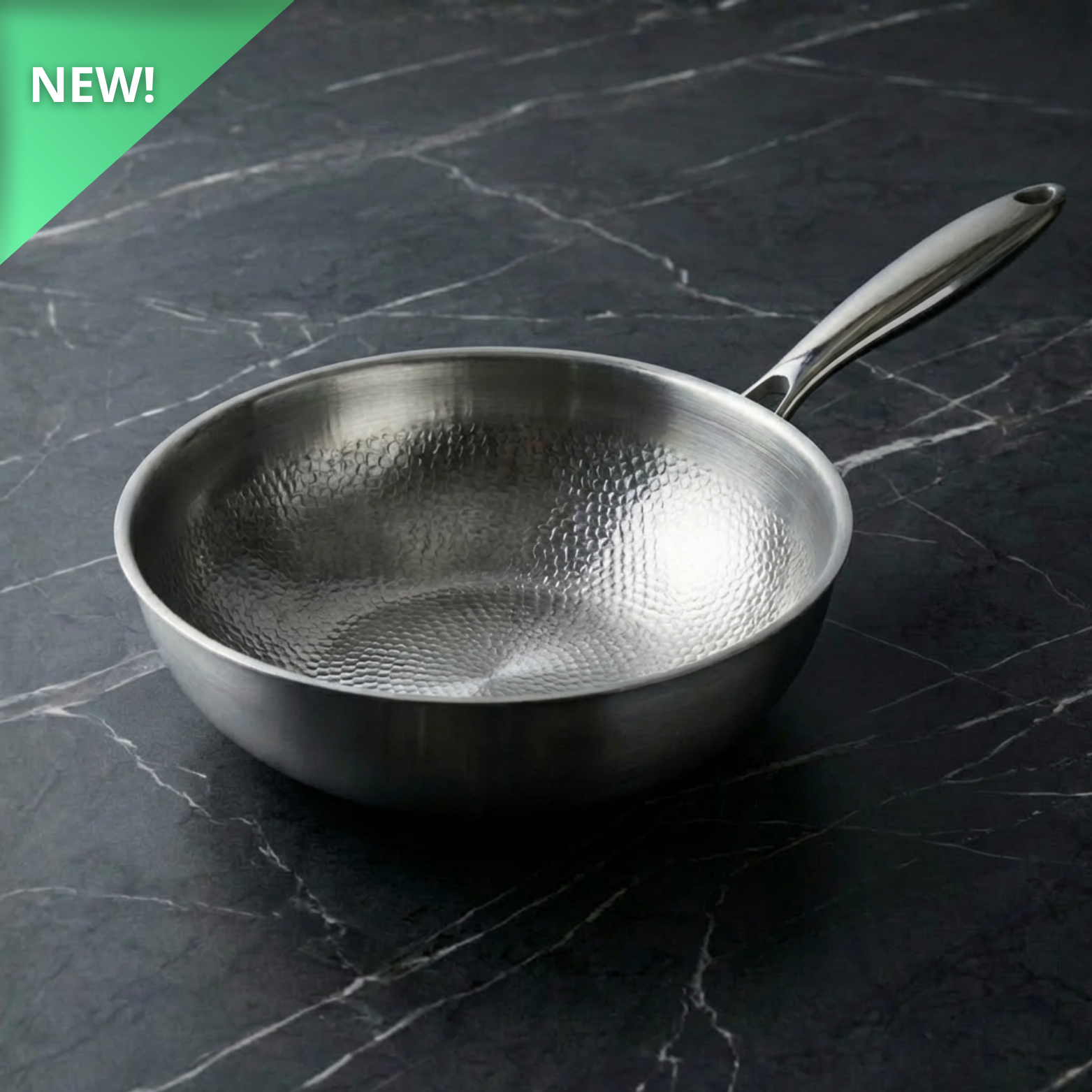Pure Titanium Frying Pan 32/34/36cm – Non-Coated Professional Cookware | Lersk