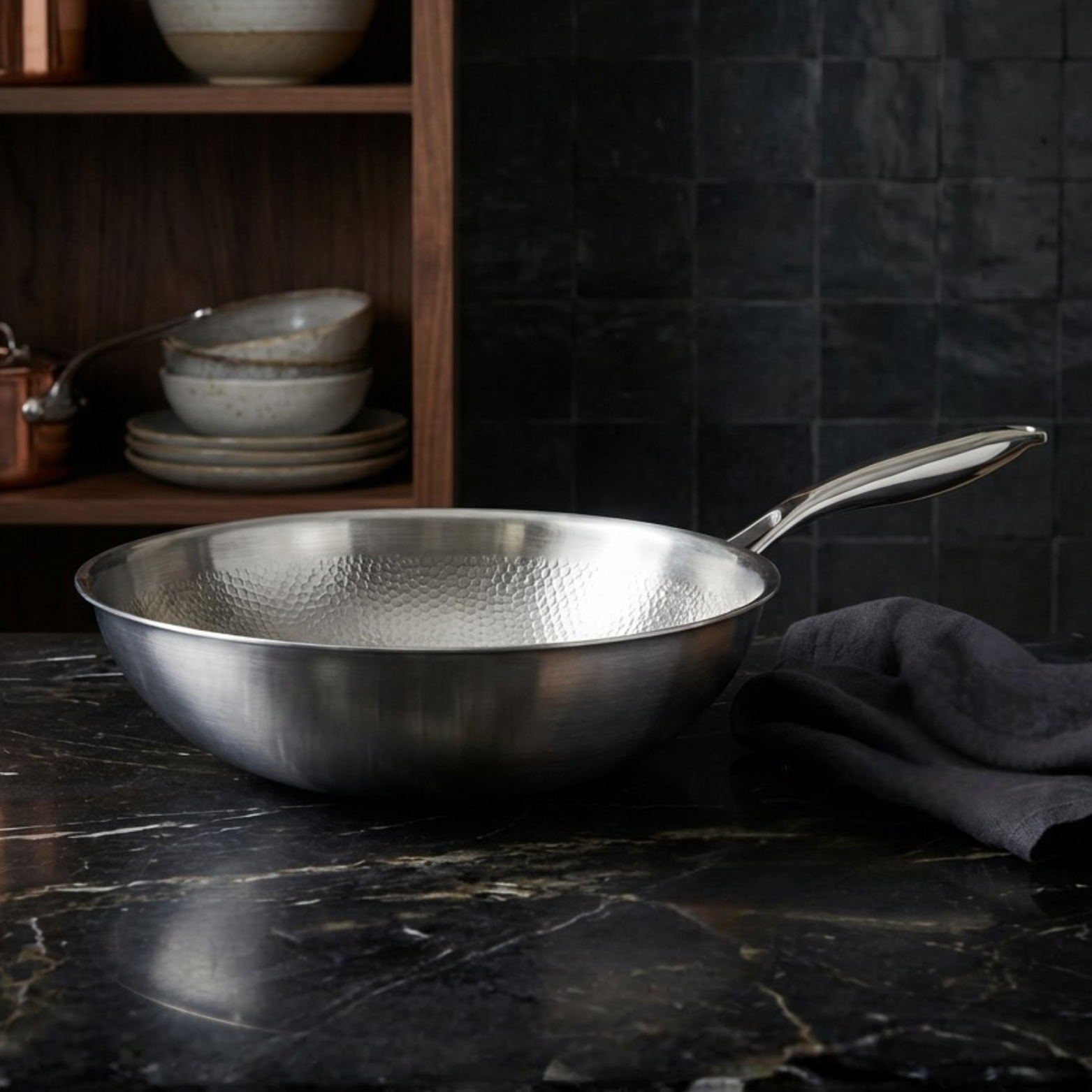 Pure Titanium Frying Pan 32/34/36cm – Non-Coated Professional Cookware | Lersk