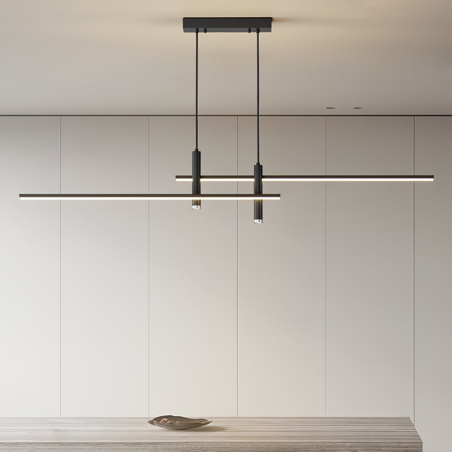 Nexa Linear Pendant Light for Modern Dining Room Lighting | Lersk