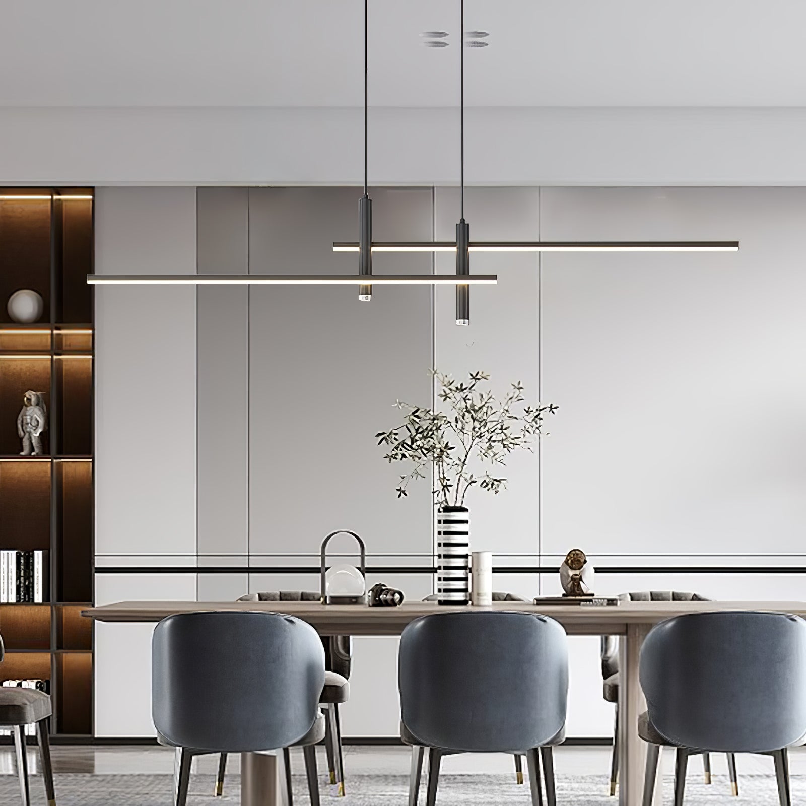 Nexa Linear Pendant Light for Modern Dining Room Lighting | Lersk