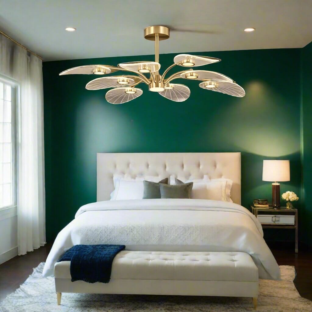 AuroraLuxe Elegant Gold Modern Dining Room Chandelier Light | Lersk