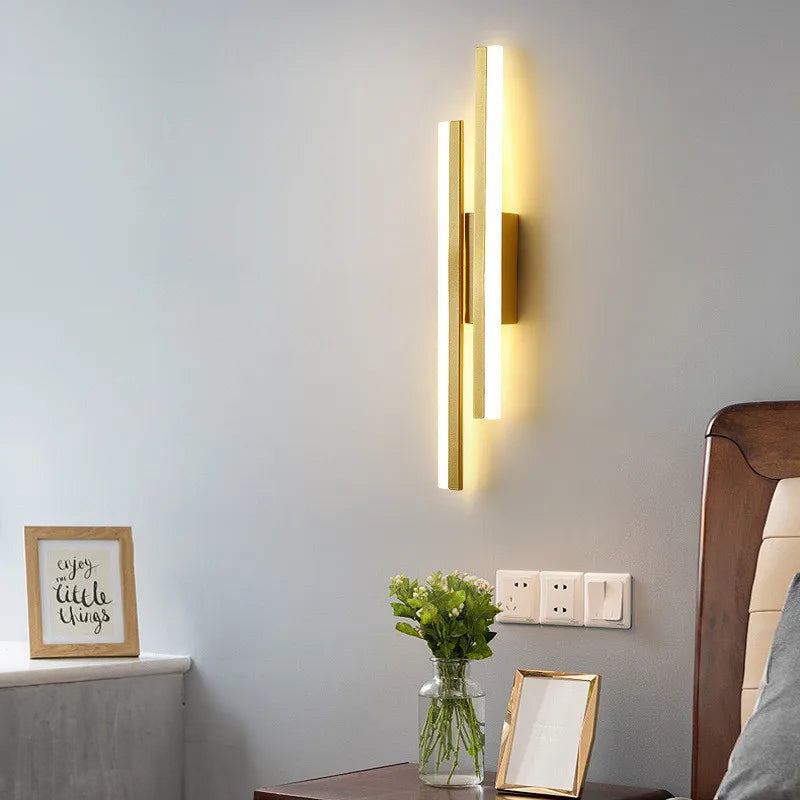 LumiGlow LED Væglampe Minimalistisk Lampe Til Gange | Lersk