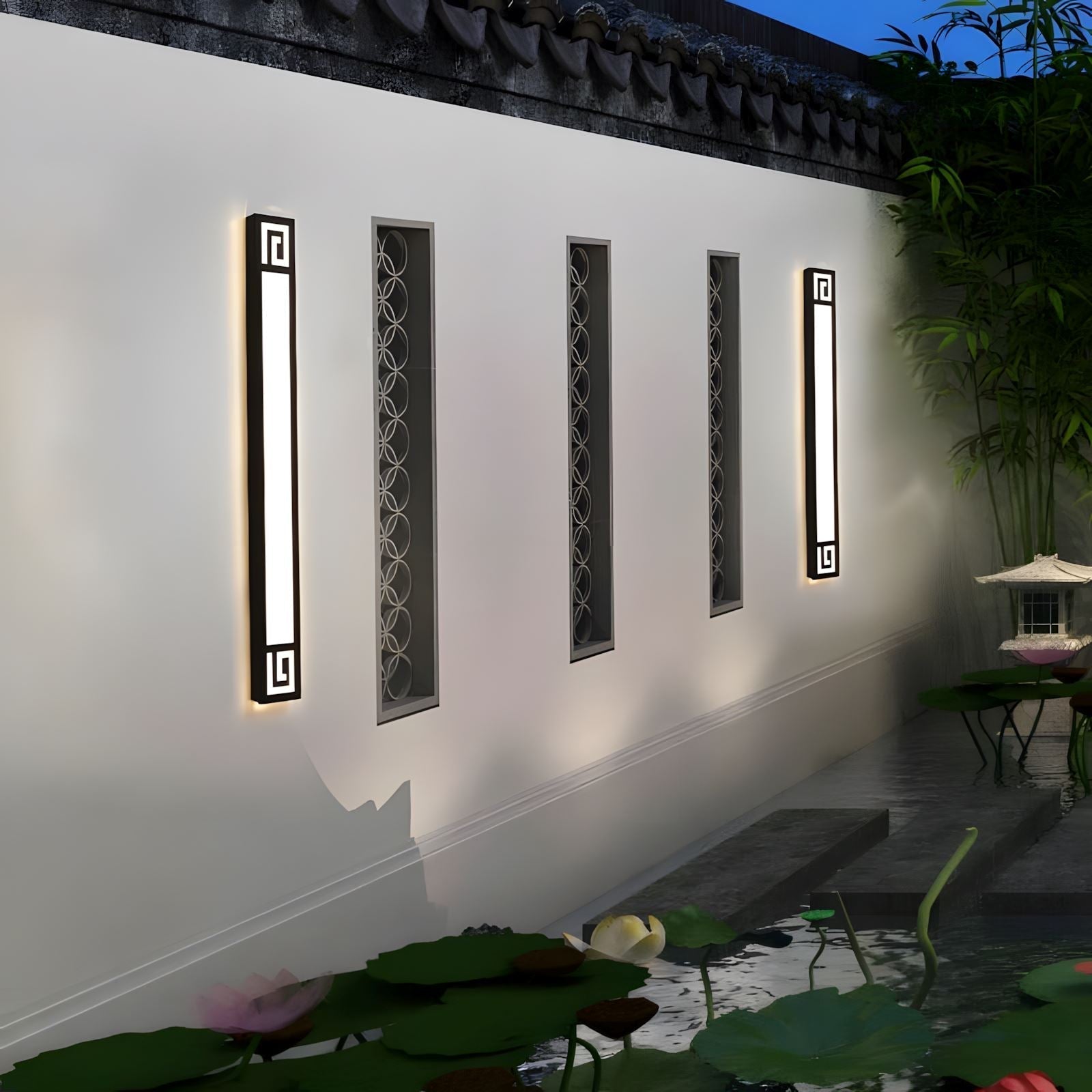 Aurelume Elegant Waterproof Outdoor Wall Sconce With LED Illumination | Lersk