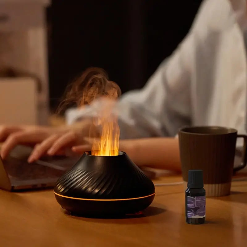 Lumomist Aromatherapy Diffuser Calm Mist With Gentle Flame For Home Wellness | Lersk