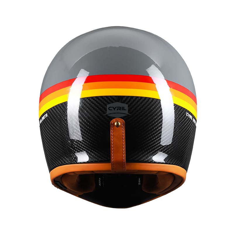 Casque intégral de moto en fibre de carbone certifié DOT ECE pour motards F380G | Lersk