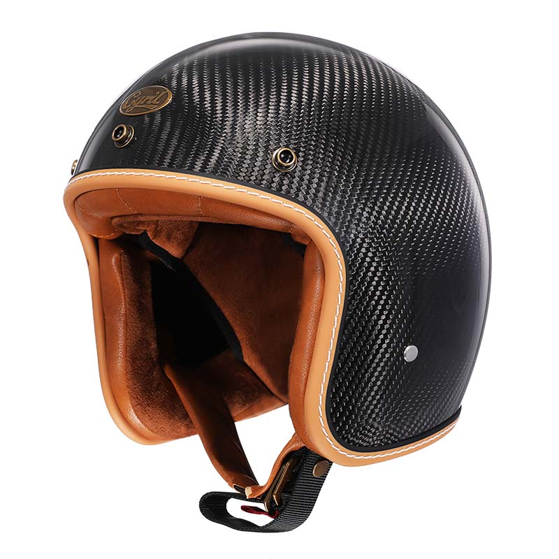 Low Profile Vintage Motorcycle Helmet For Riders DOT ECE | Lersk