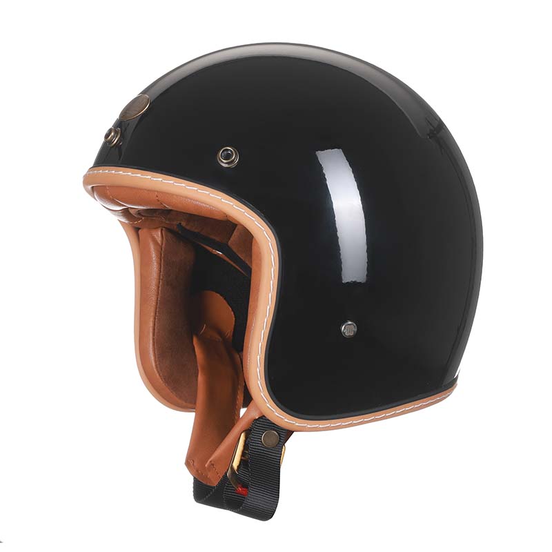 Low Profile Vintage Motorcycle Helmet For Riders DOT ECE | Lersk