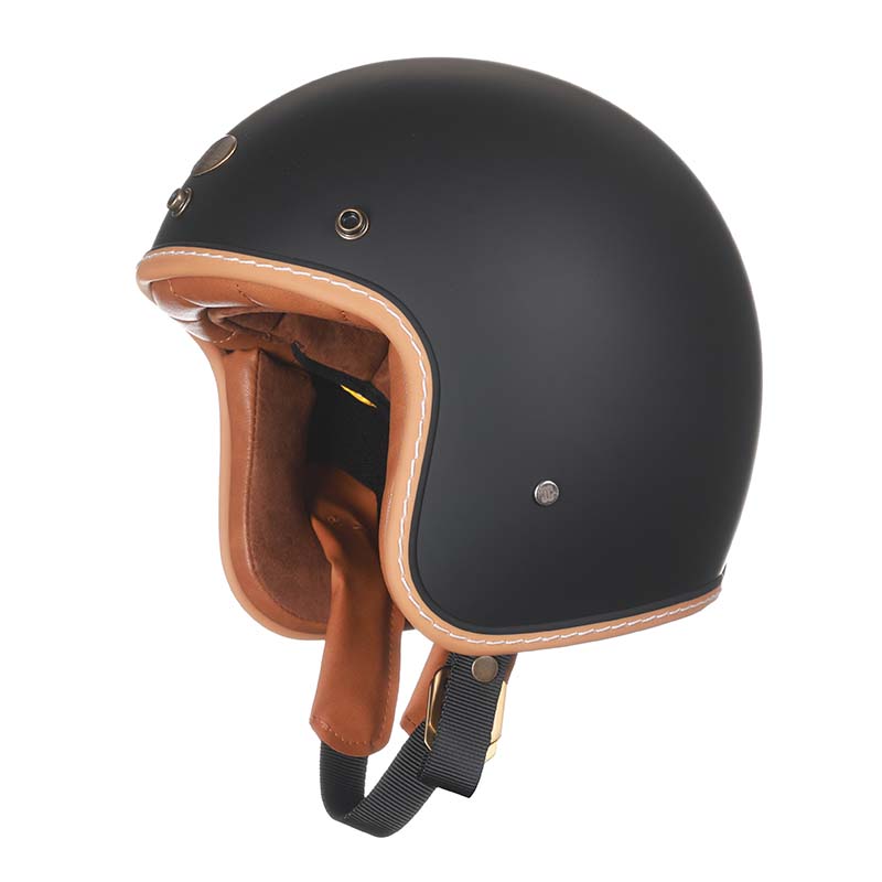 Low Profile Vintage Motorcycle Helmet For Riders DOT ECE | Lersk