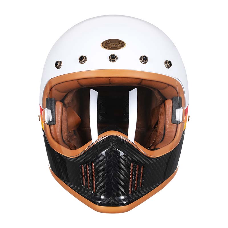 Carbon Fiber Full Face Motorcycle Helmet Premium DOT ECE Approved For Riders | Lersk