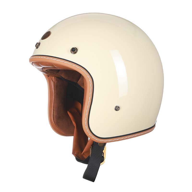 Low Profile Vintage Motorcycle Helmet For Riders DOT ECE | Lersk