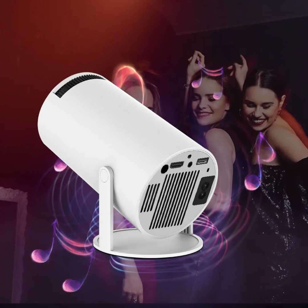 NovaLux Android 11-projektor med WiFi 6, 8000 lumen, 720p HD hemmabio | Lersk