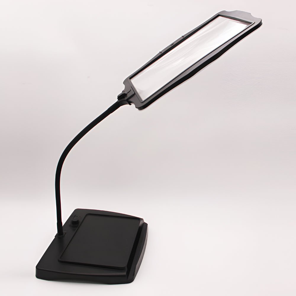 Full Page Magnifying Floor Lamp With 3X LED And Adjustable Arm | Lersk