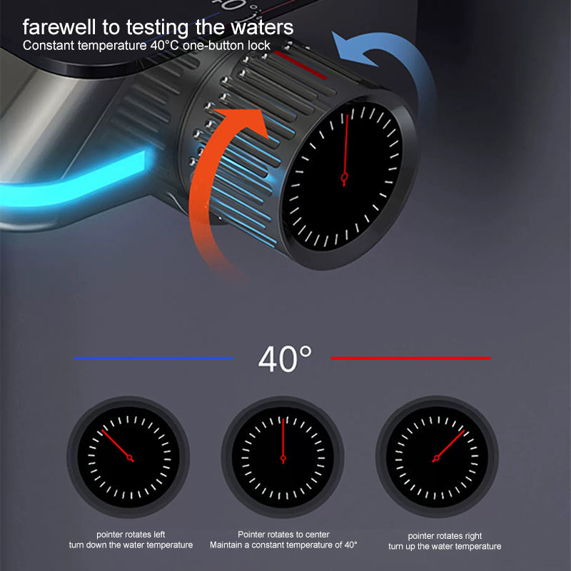 Aurell | Thermostatic Shower System With Digital Display | Lersk