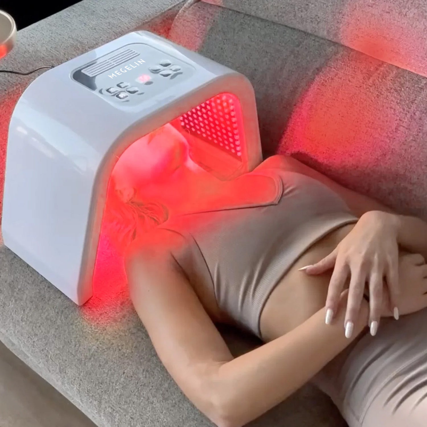 Arco per terapia a luce LED a tutto corpo — Cura domiciliare con luce rossa e vicino infrarosso | Lersk