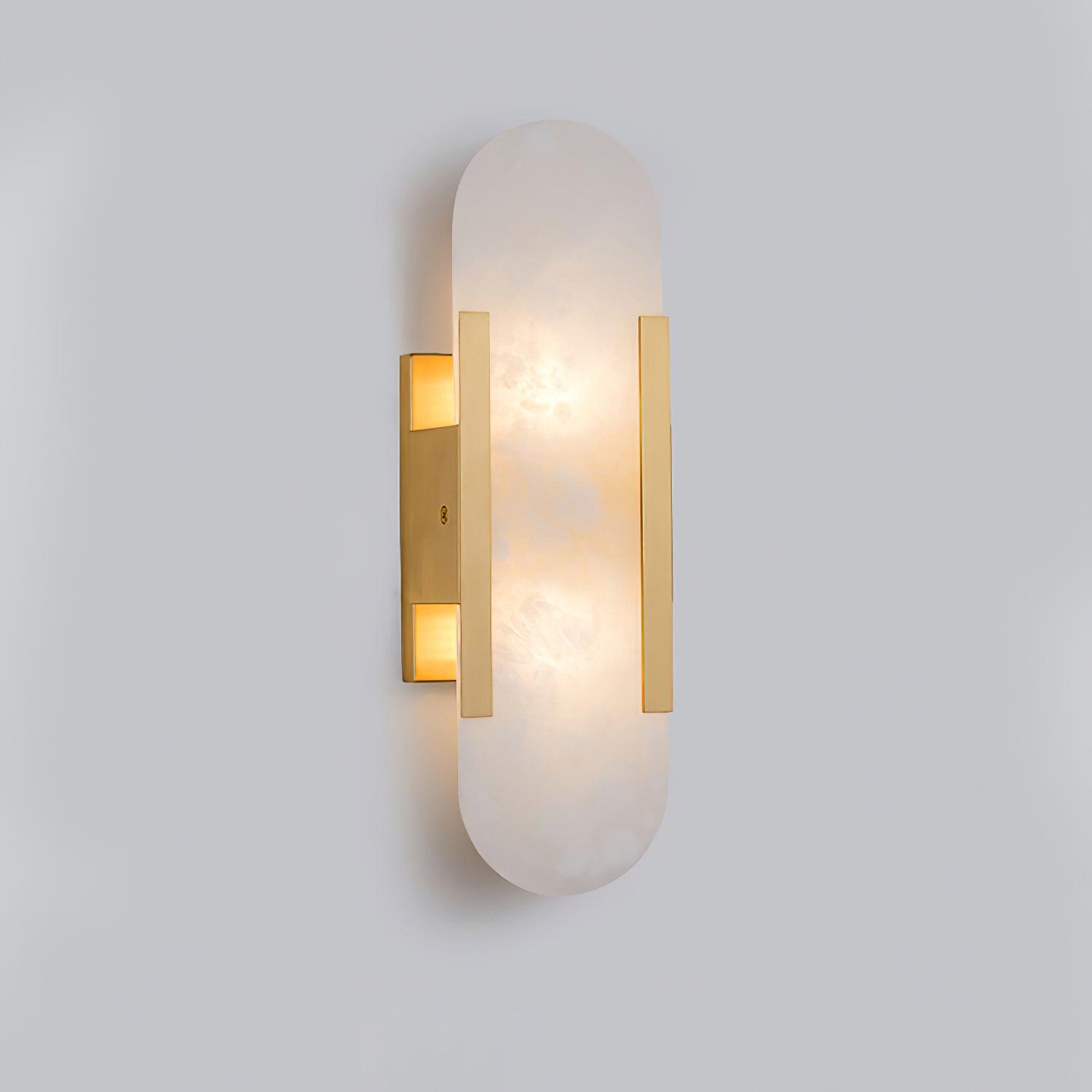 Lunara | Luxusní alabastrová nástěnná lampa s teplým světlem | Lersk