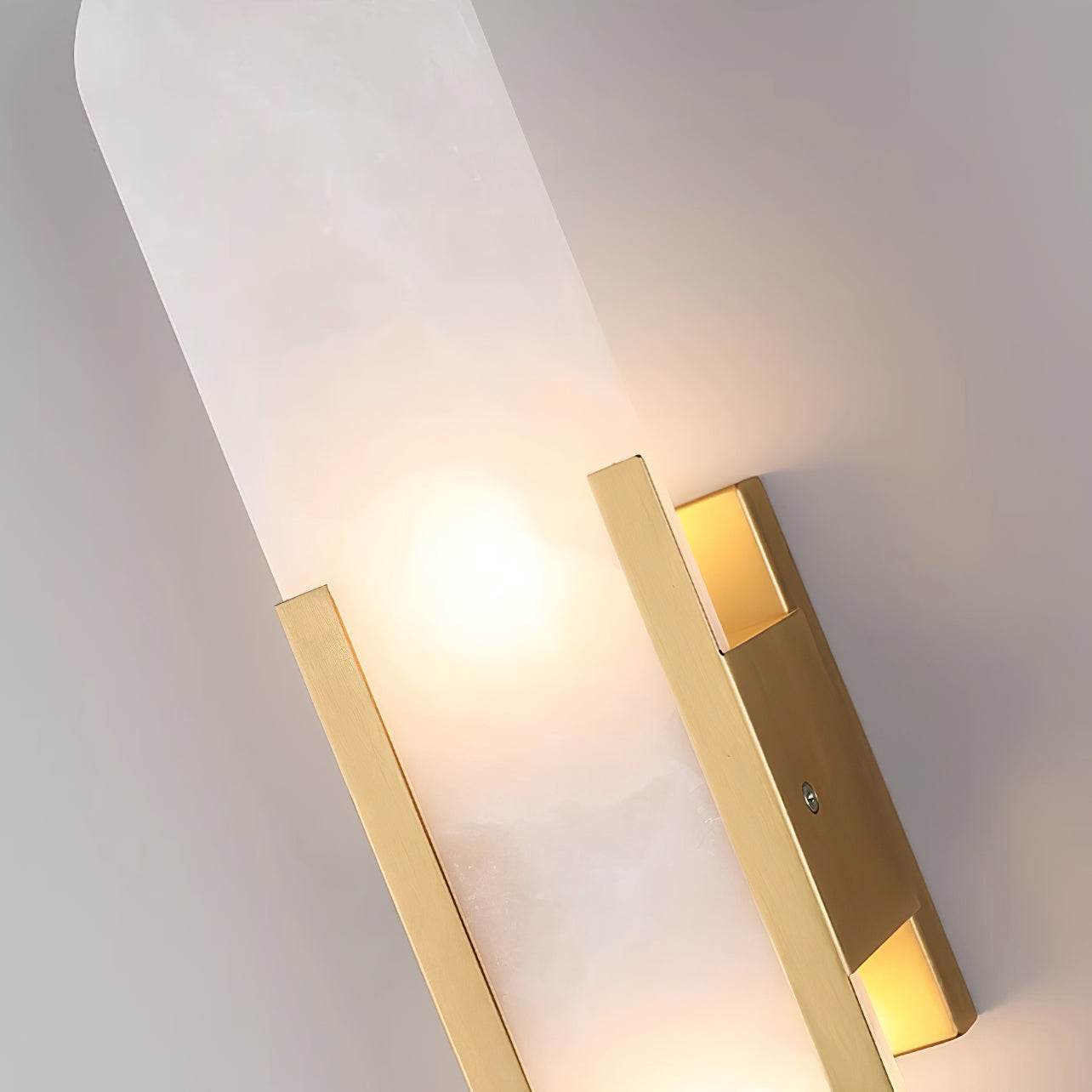 Lunara | Luxusní alabastrová nástěnná lampa s teplým světlem | Lersk