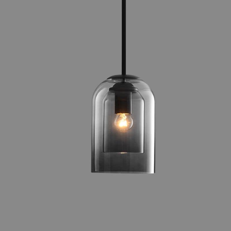 Lampada a sospensione Asteria Duo in vetro, plafoniera in stile metà secolo | Lersk