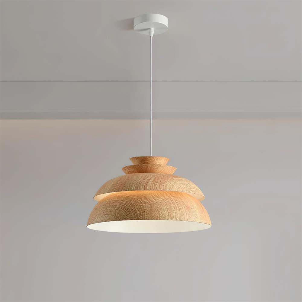 Lampada a sospensione VerdantGlow per illuminazione ambientale calda della casa | Lersk