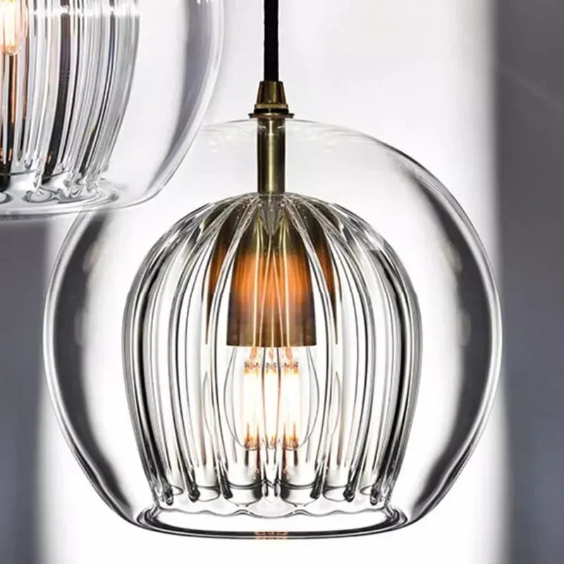 TimberGlow Elegant Modern Glass Pendant Lamp For Home And Office Decor | Lersk