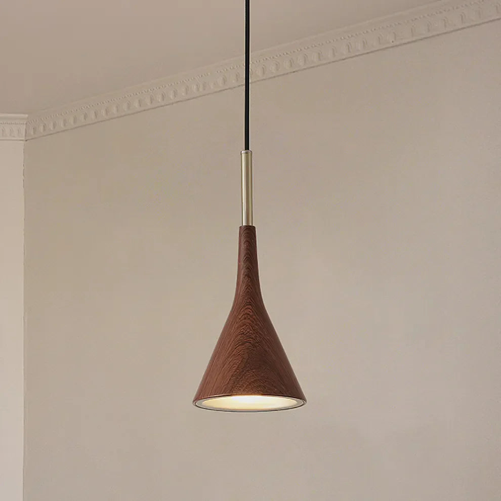 Minimalistyczna lampa wisząca retro do nowoczesnych wnętrz | Lersk
