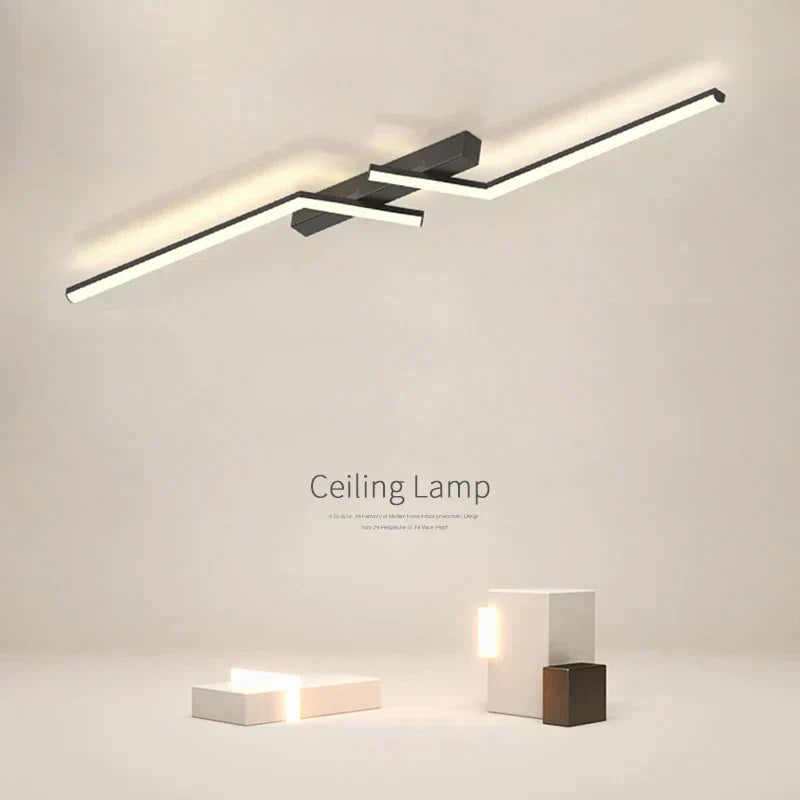 Stropní světlo SleekGlow LED Line pro moderní interiéry, energeticky úsporné | Lersk