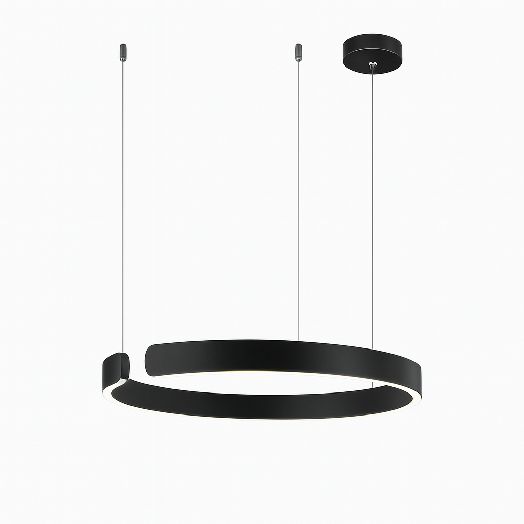 CirqueCircle Pendant Light with Integrated LED for Home | Lersk