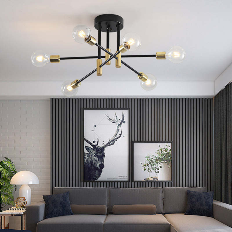 Lumină de tavan modernă Aurea cu montaj la suprafață și iluminare LED | Lersk