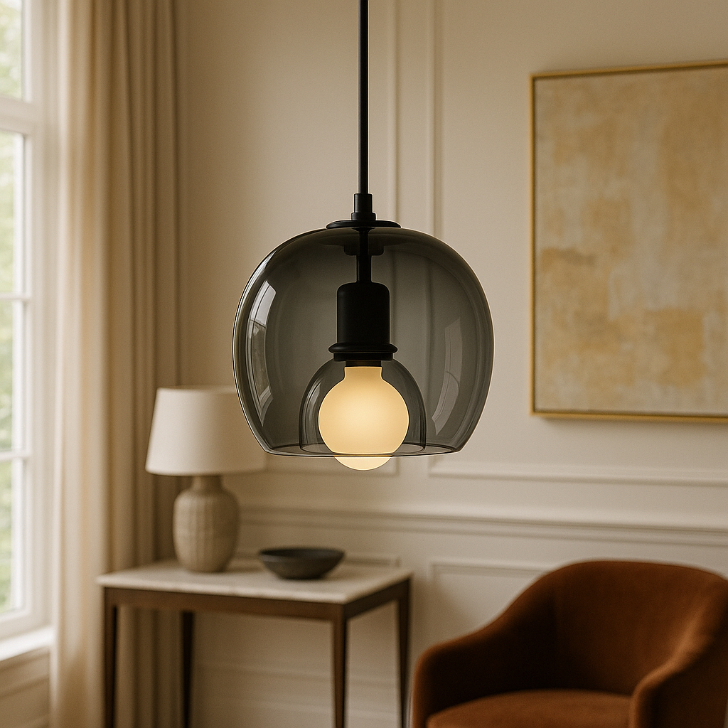 Lampada a sospensione LumaNest per la casa con LED a luce soffusa o Edison | Lersk