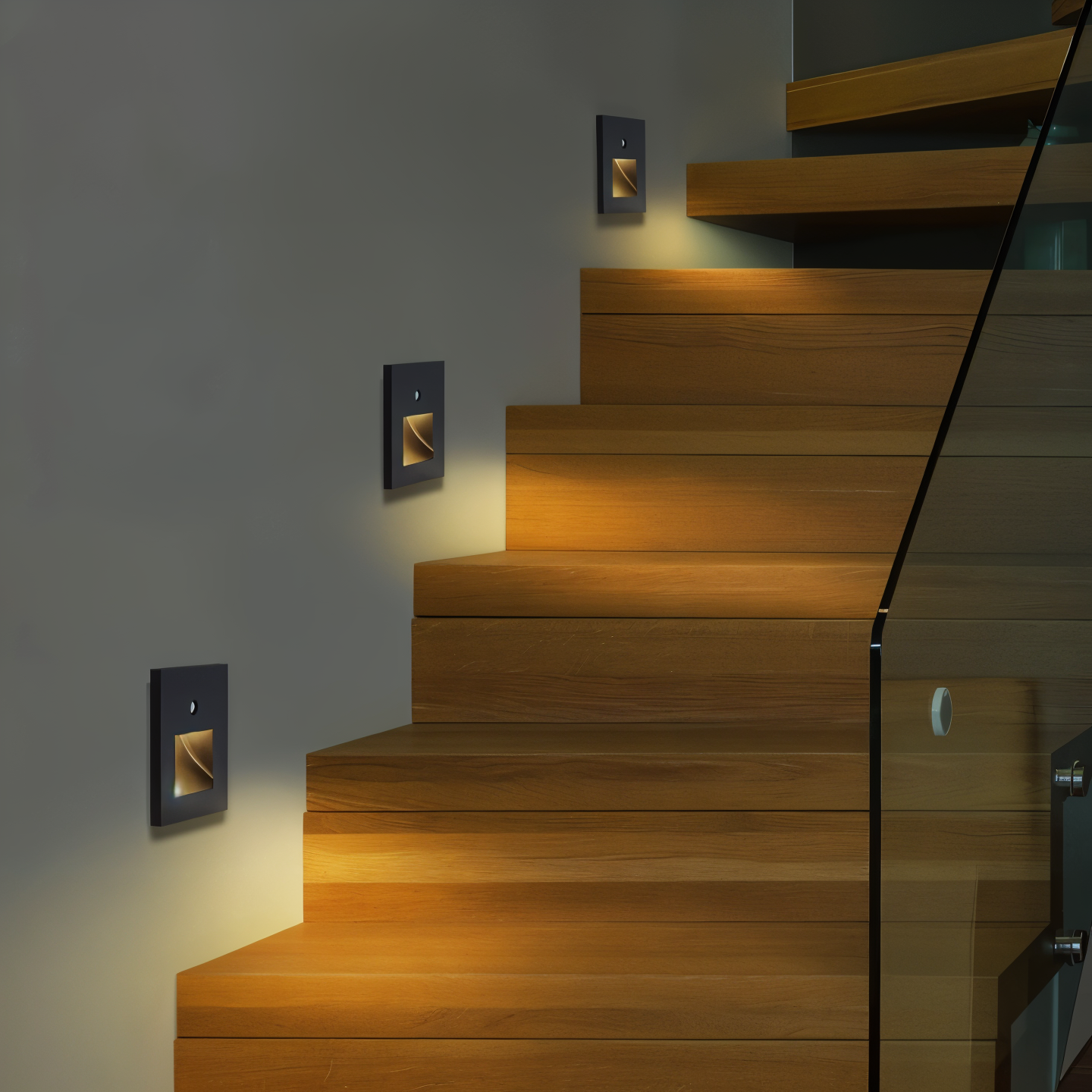 Luz de Parede LED Embutida LumaNest para Escadas e Corredores | Lersk