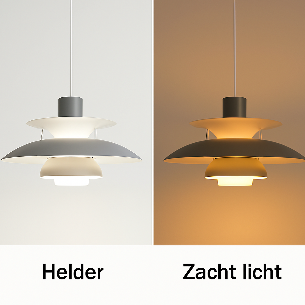 Rund LED loftslampe dæmpbar holdbar til stuer | Lersk